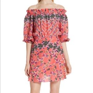 Saloni Grace off-the-shoulder dress